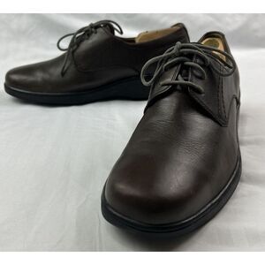 Gravity Defyer Men's‎ 9 Brown Leather Oxford Shoes Diederick TB319B G-Dfyer